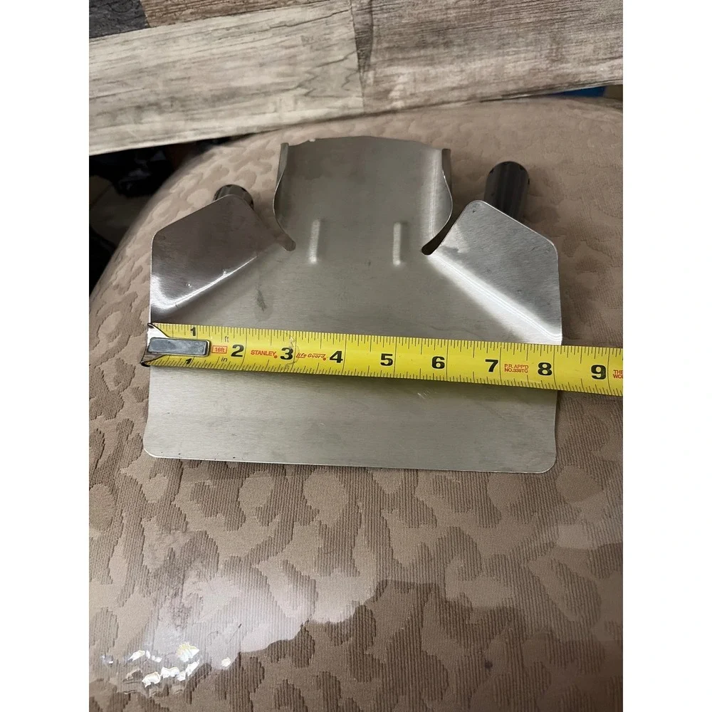 Stainless Steel French Fry Bagger Scoop Dual Handle Commercial Popcorn Utility